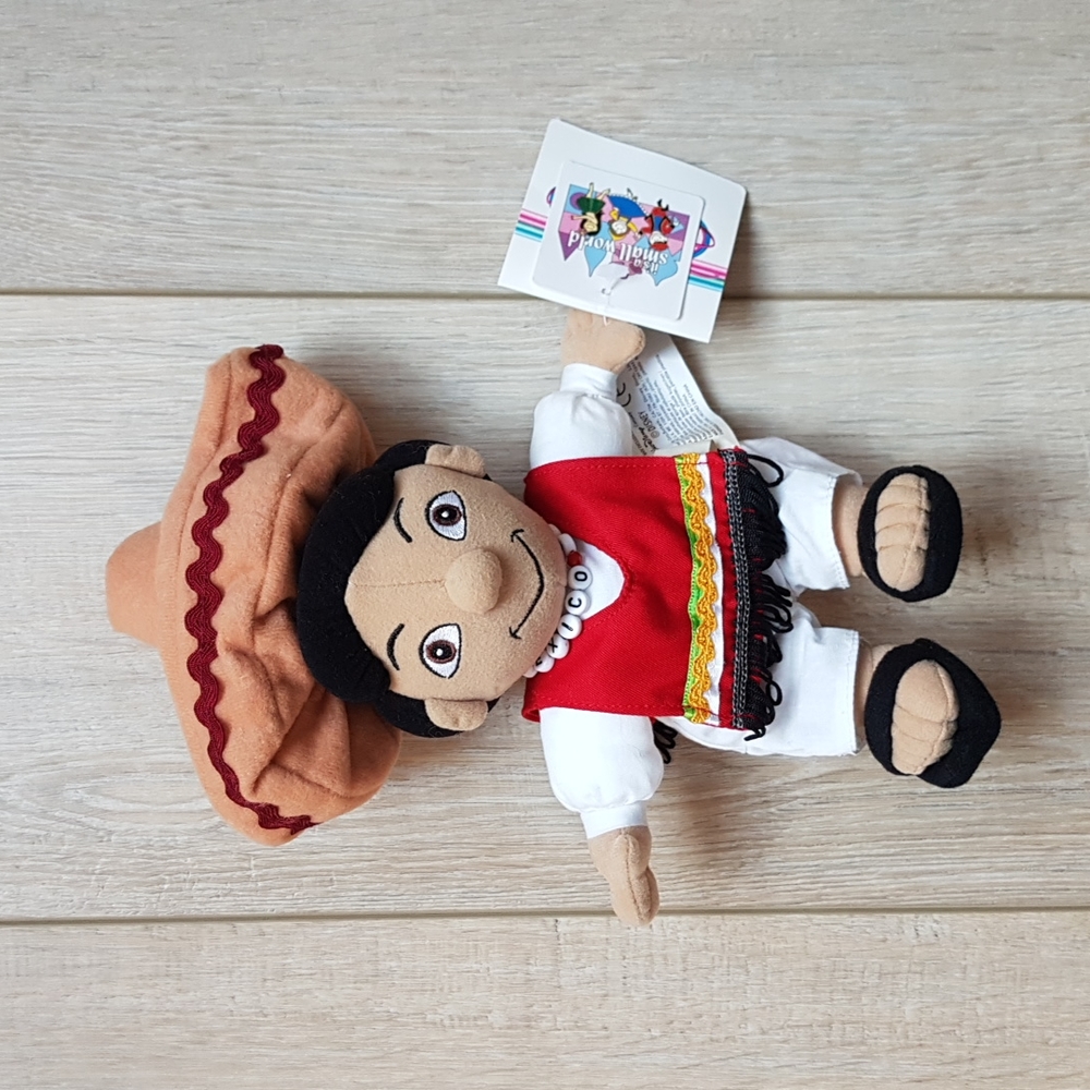 Disney "It's A Small World Mexican Boy" Plush Doll 24cm